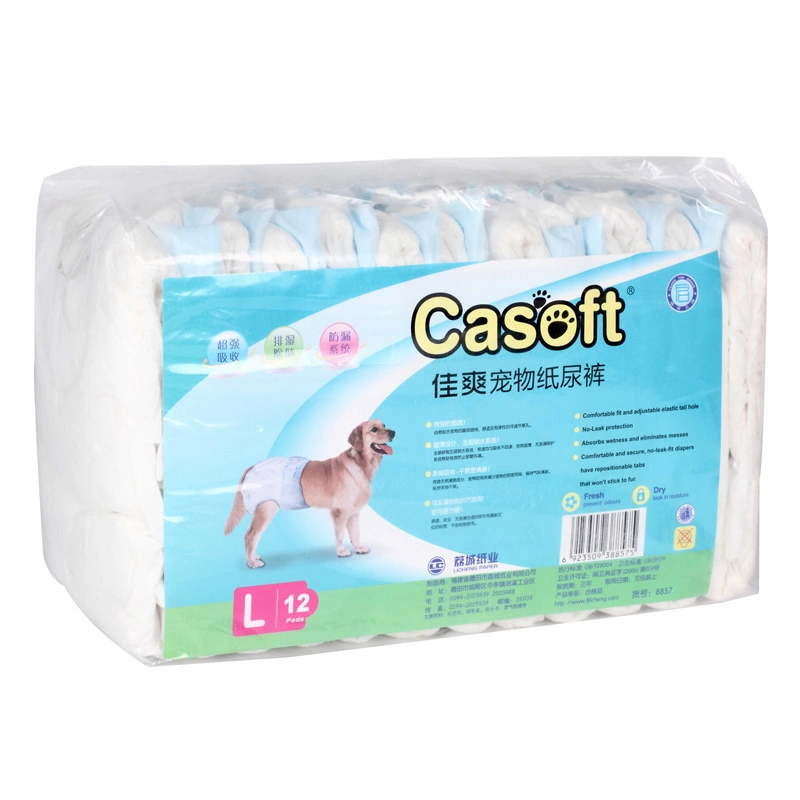 Manufacturer Female and Male Dog Diapers Wholesale Disposable Pet Diaper Supply Super Absorbent Soft Disposable