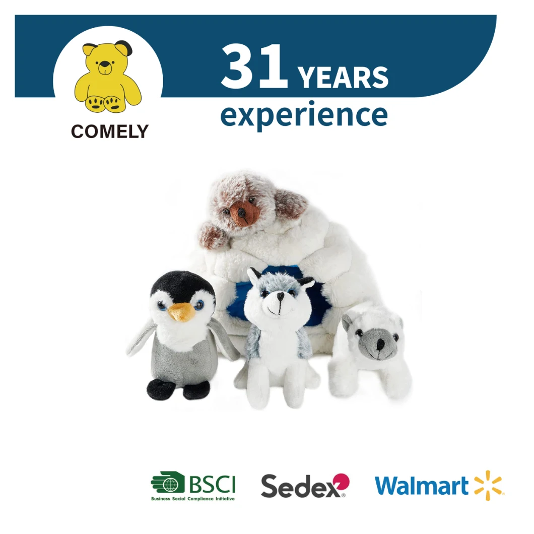 Wholesale Price Custom Festival Plush Penguin Toys Stuffed Soft Toys BSCI Sedex ISO9001