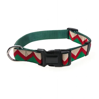 Voovpet Marque Vert Arc-En-Ciel Réglable Pet Supply Collier de Chien pour Petits Moyens et Grands Chiens