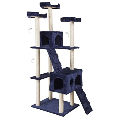 Pet Supply Grand arbre à chat de luxe pour meubles multicouches pour animaux de compagnie