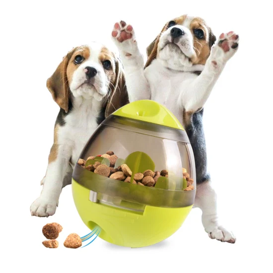 Chiens de chat jouant des jouets mangeoires de nourriture pour chat boule jouet interactif pour animaux de compagnie gobelet boule de friandise aux œufs